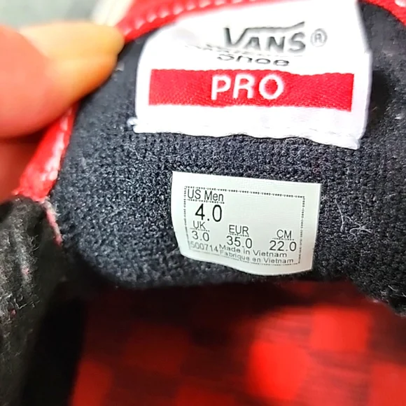VANS Men's size 4 skateboard old school PRO shoes - Picture 9 of 12